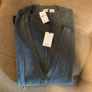 GAP Olive Green Cardigan Size: L